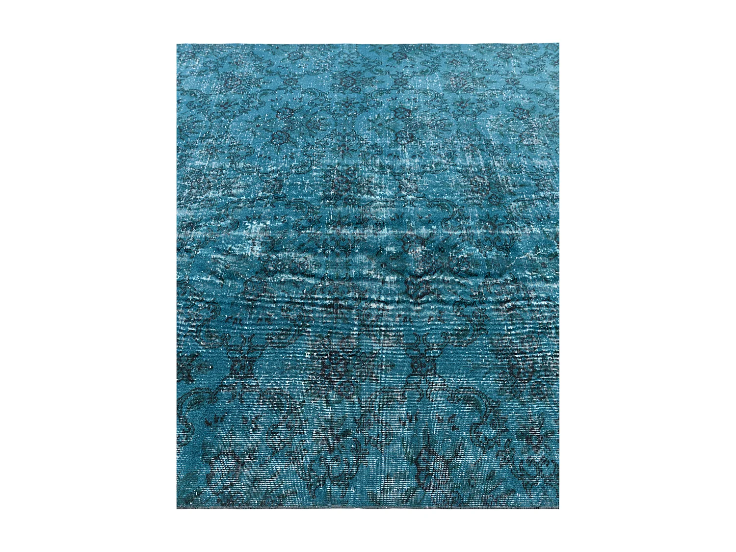 Tapis de laine 203x277 Bleu Ultra Vintage
