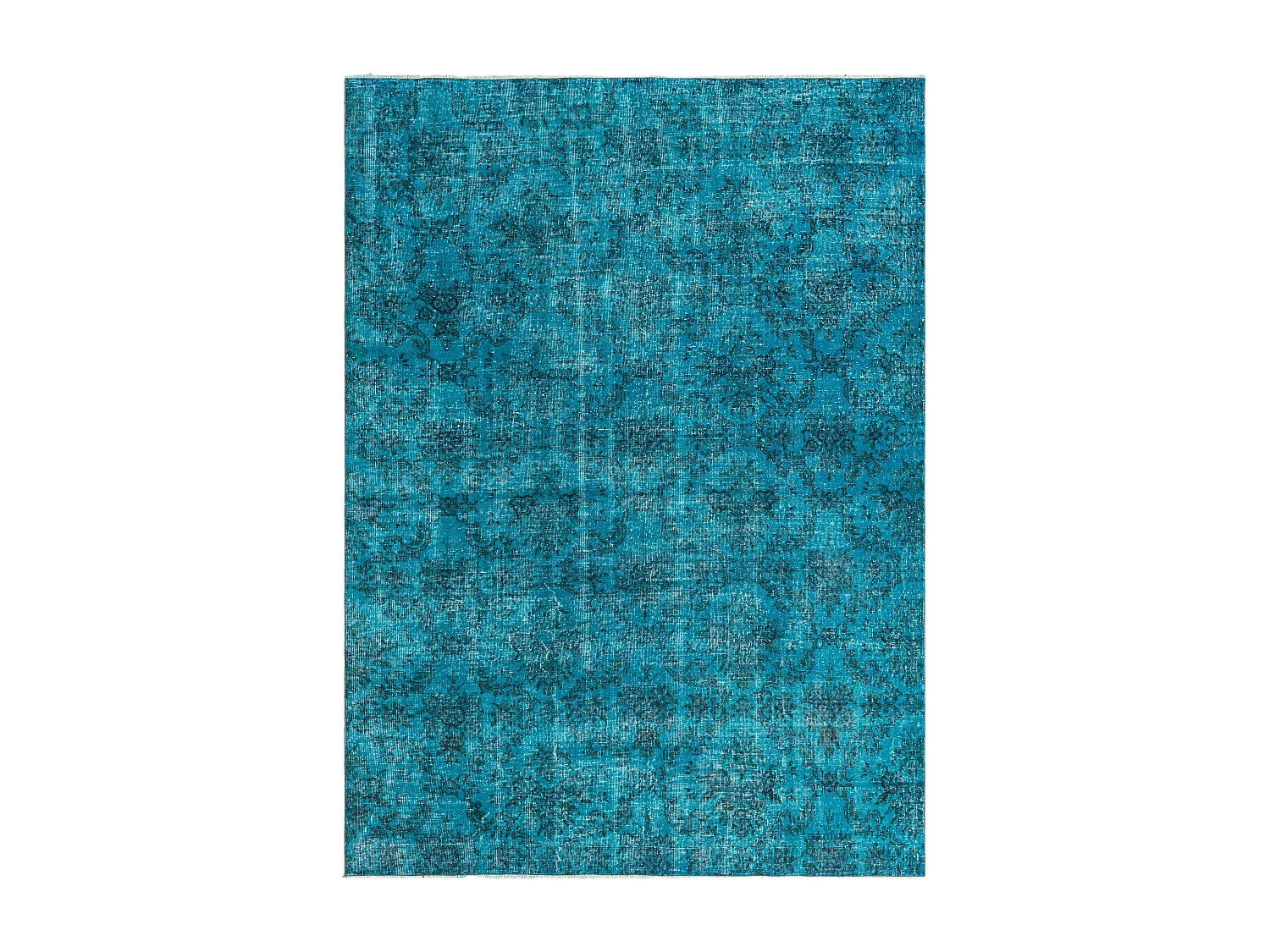 Tapis de laine 203x277 Bleu Ultra Vintage