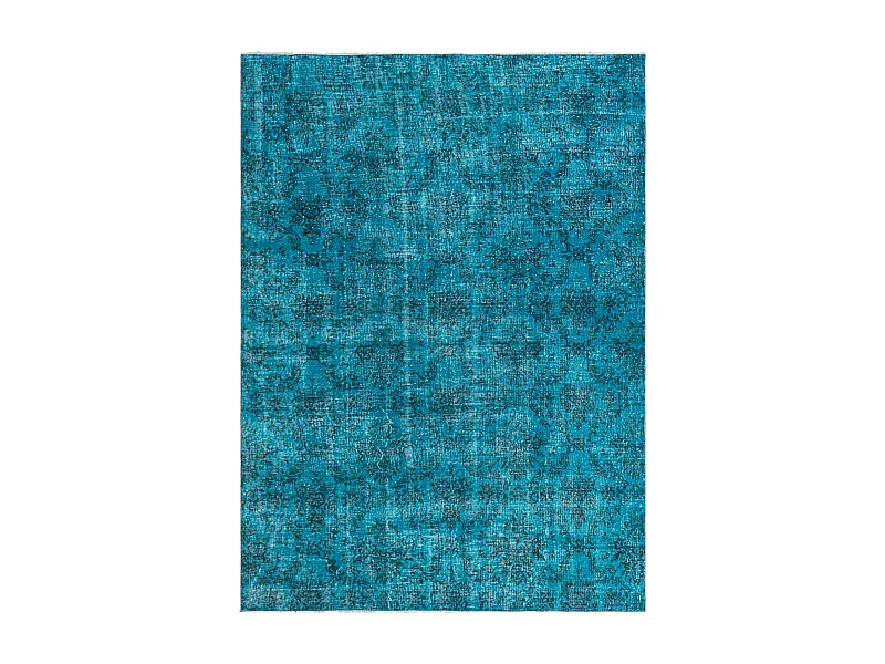 Tapis de laine 203x277 Bleu Ultra Vintage