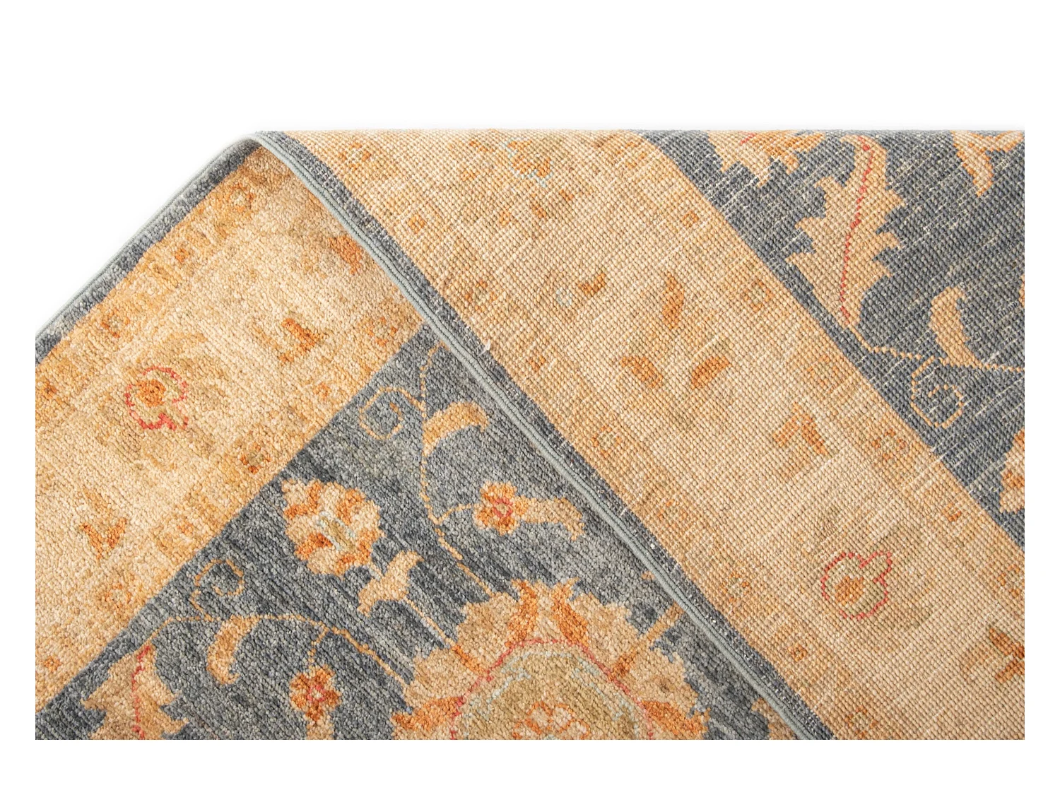 Tapis de couloir en laine 76x682 beige Kaizar