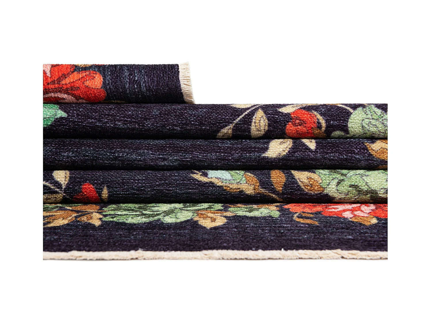 Tapis de couloir en laine 76x682 beige Kaizar