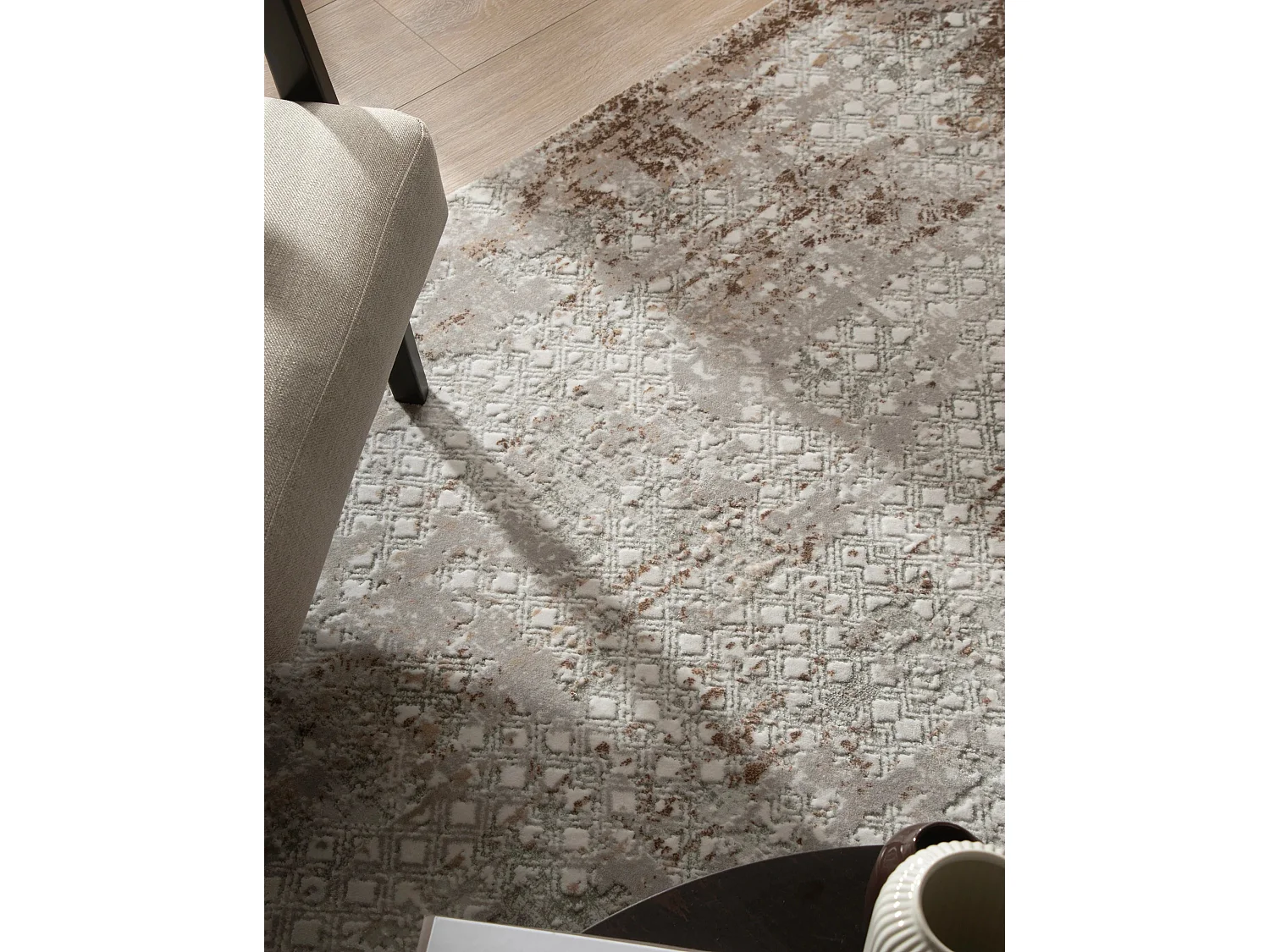Tapis 240x305 beige Davos Magic