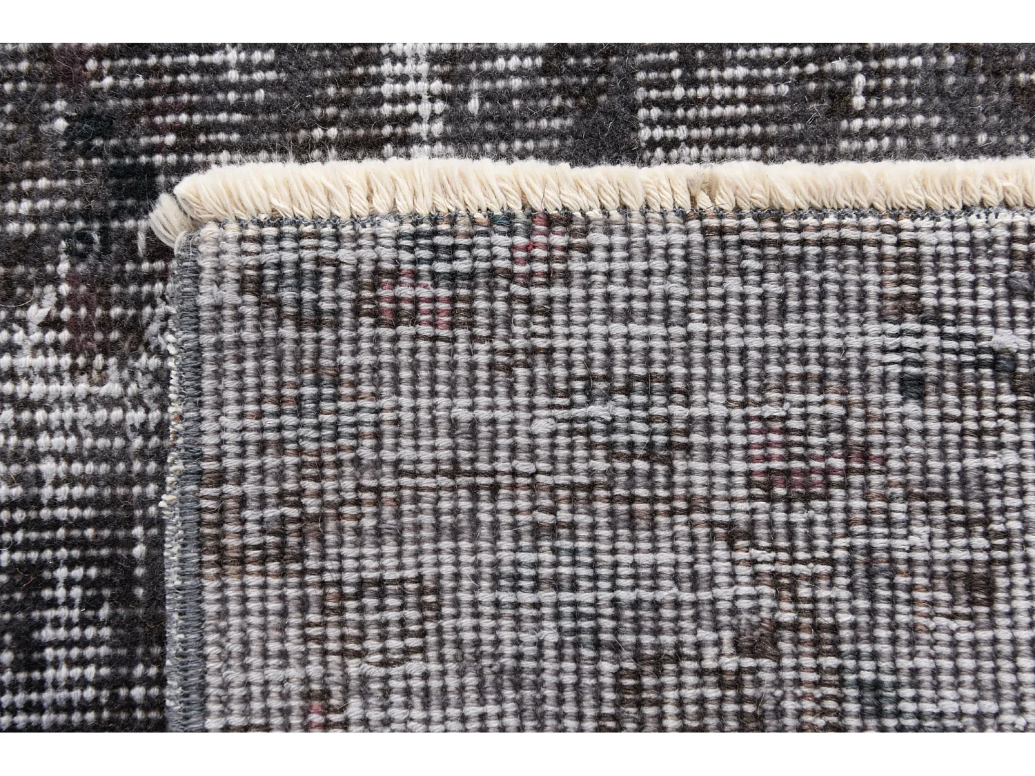 Tapis de laine 135x203 gris Ultra Vintage