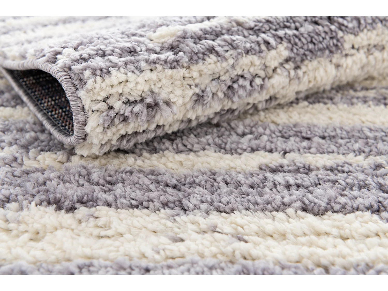 Tappeto shaggy  240x305 beige Frauenfeldnea