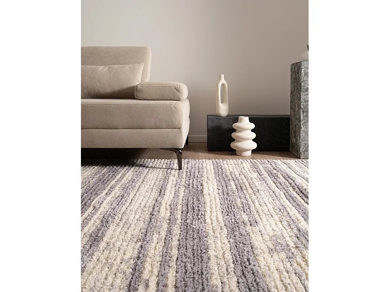 Tapis shaggy 240x305 beige Frauenfeldnea