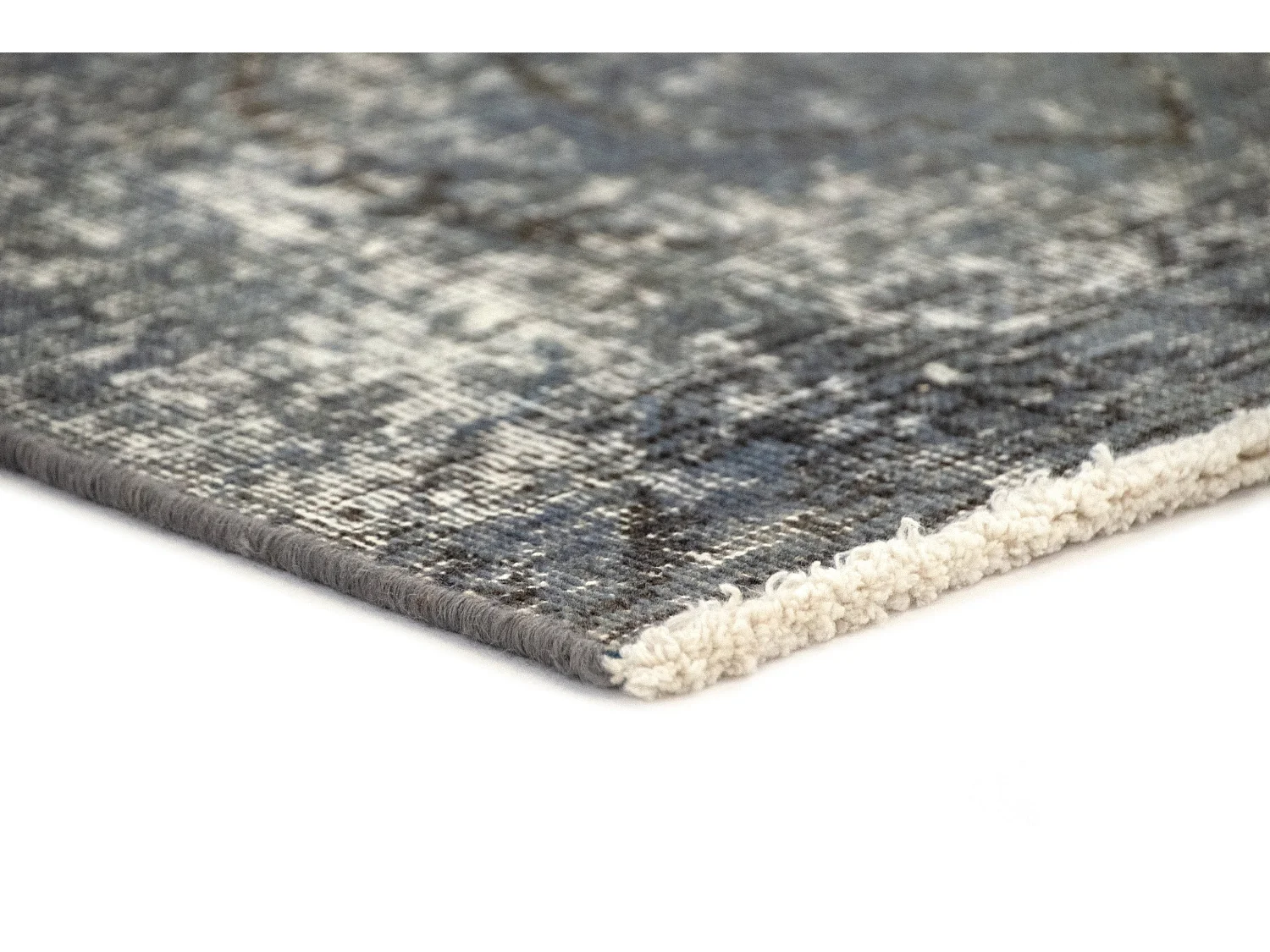 Wollteppich 57x92 Grau Vintage Royal