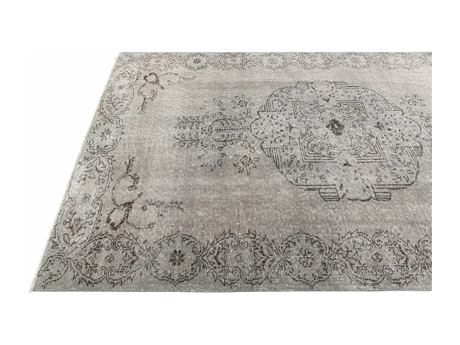 Tapis de laine 178x277 gris Ultra Vintage