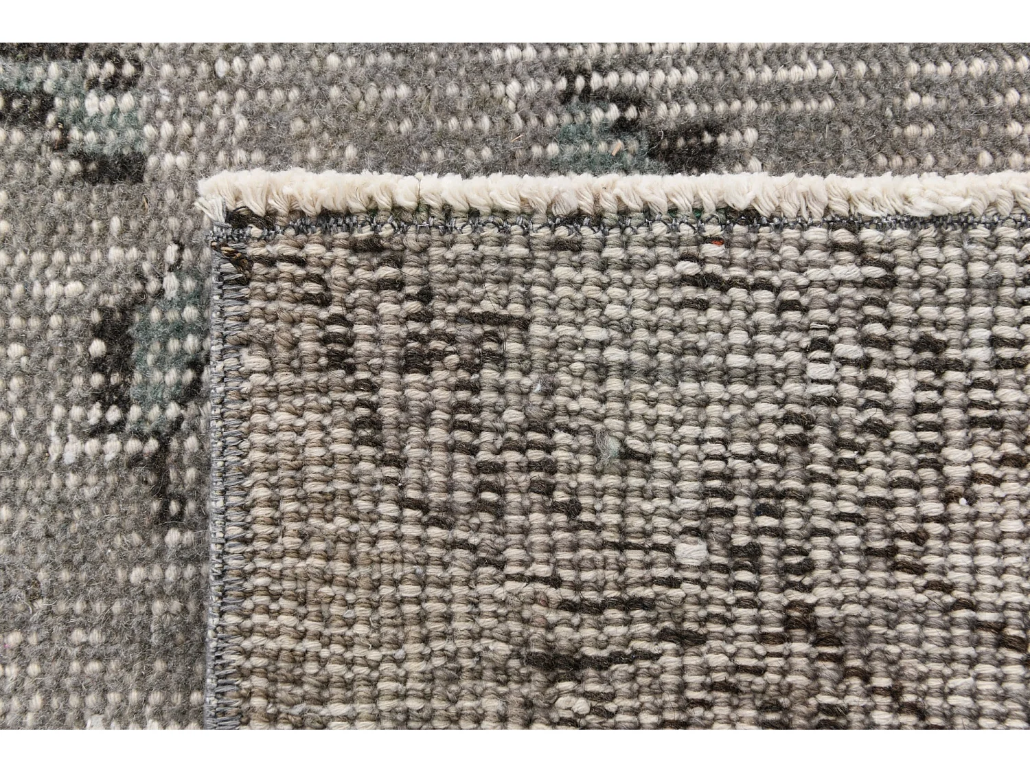 Tapis de laine 178x277 gris Ultra Vintage