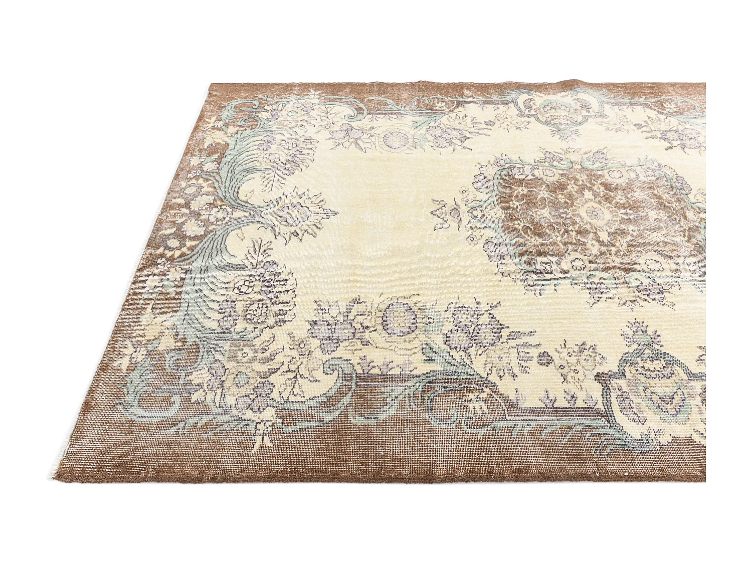 Tappeto in lana 168x272 beige Ultra Vintage