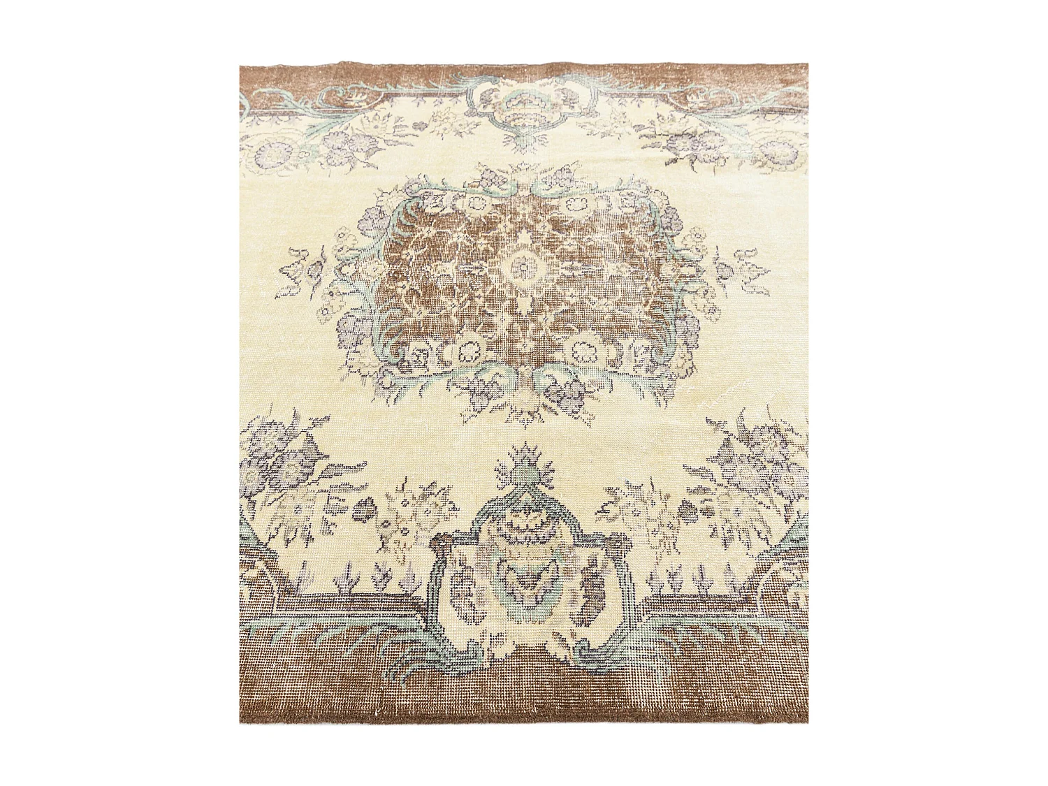 Tappeto in lana 168x272 beige Ultra Vintage