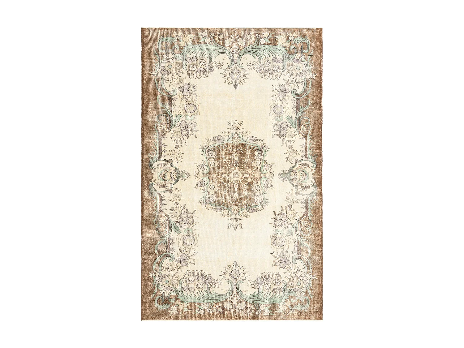 Tappeto in lana 168x272 beige Ultra Vintage