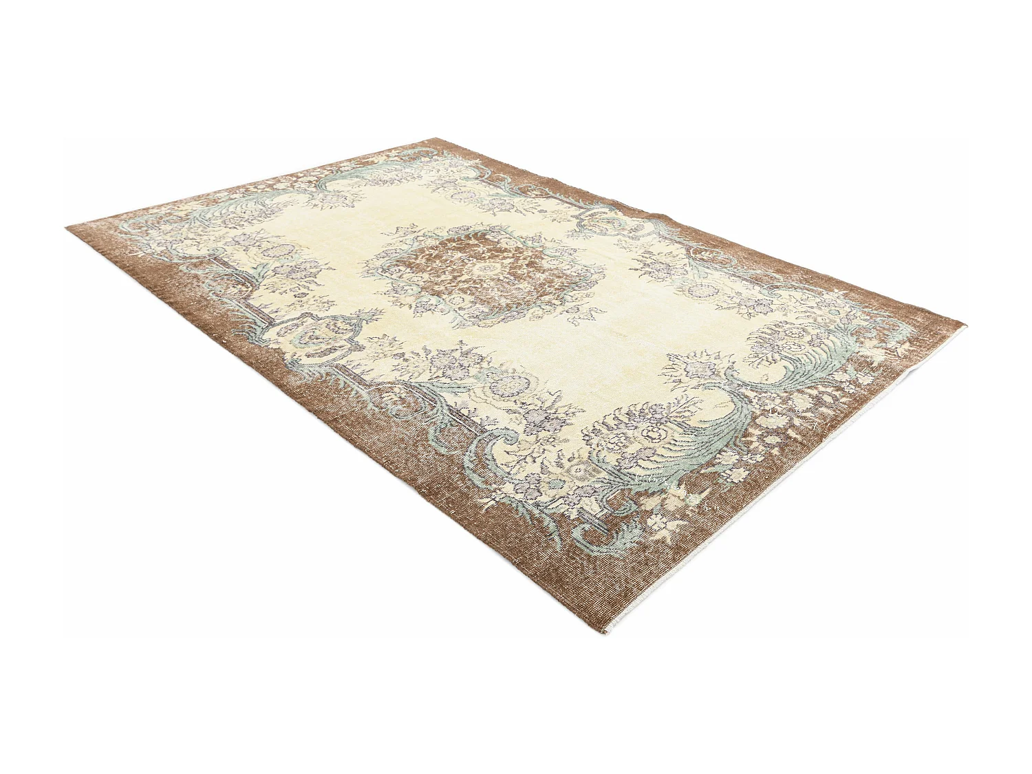 Tapis de laine 168x272 beige Ultra Vintage