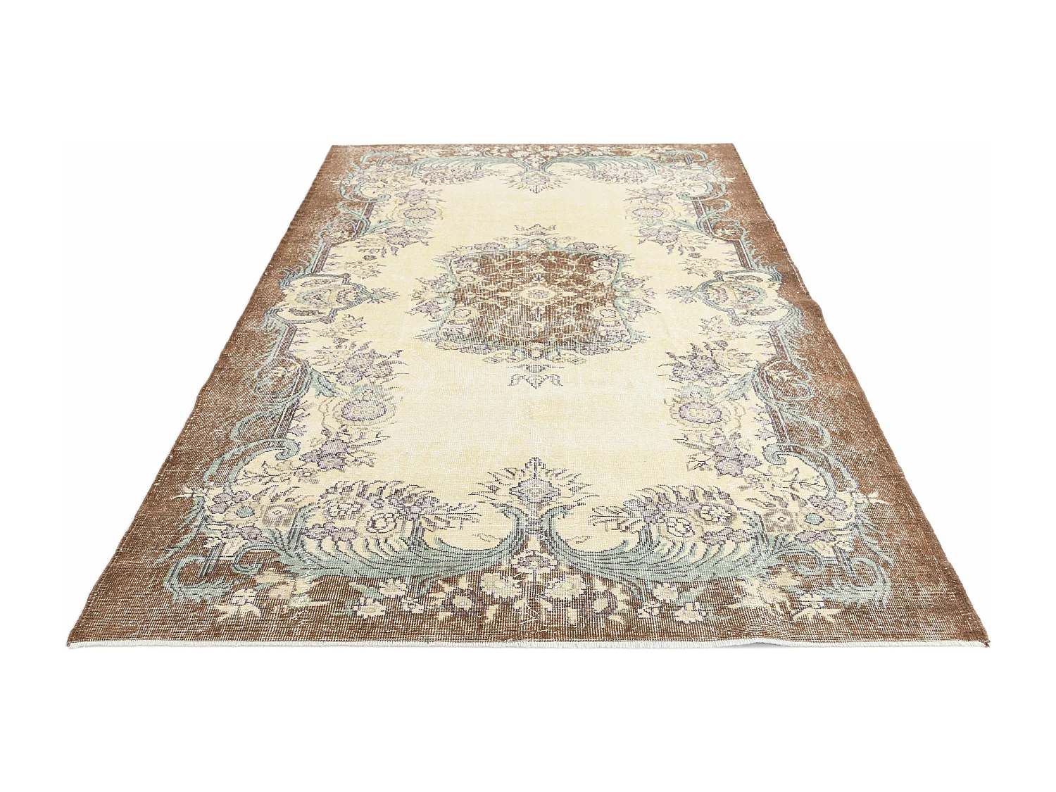 Tapis de laine 168x272 beige Ultra Vintage