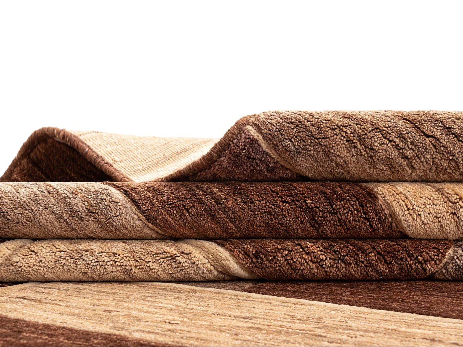 Wollteppich 203x279 Braun Juma