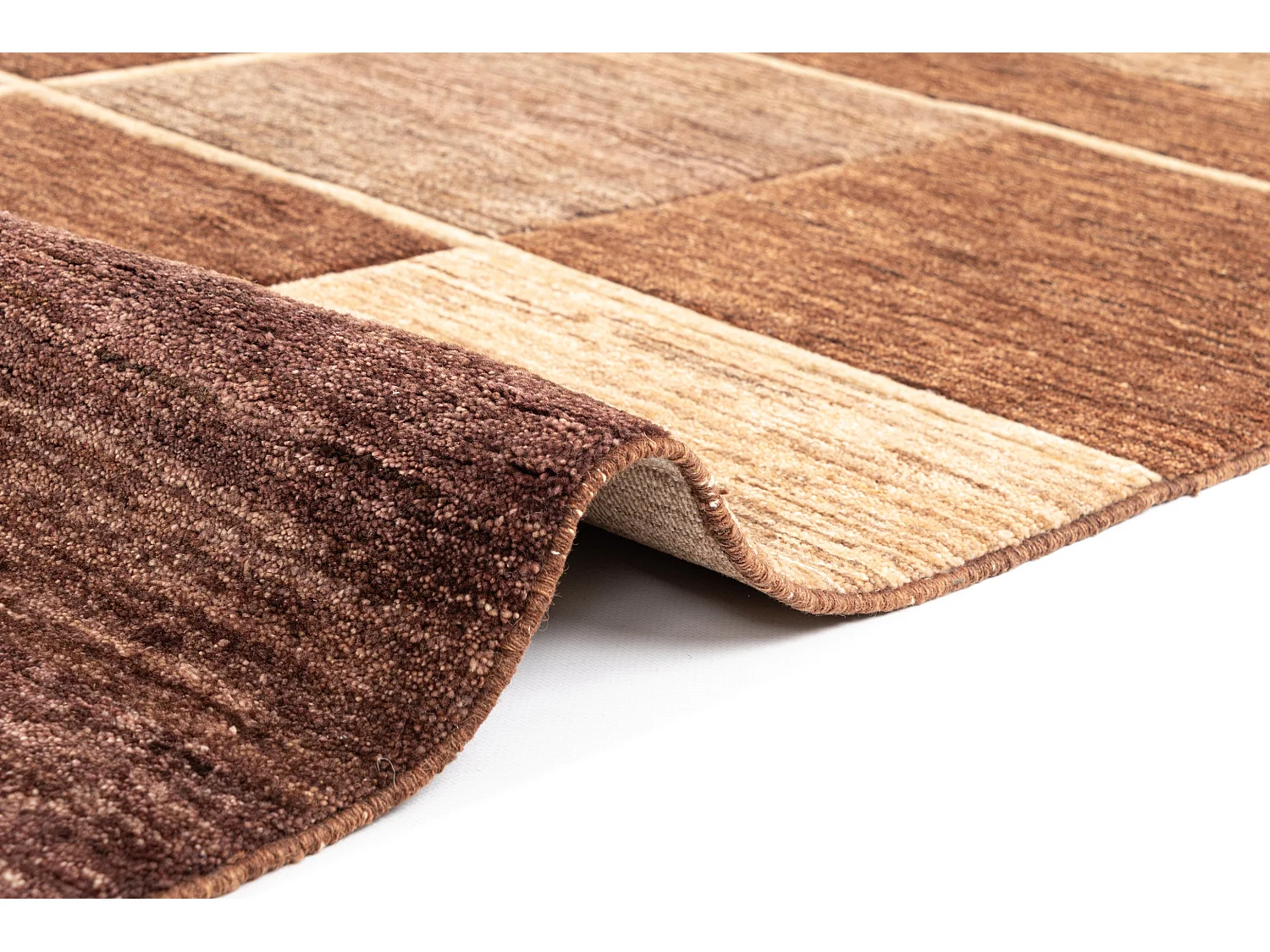 Wollteppich 203x279 Braun Juma