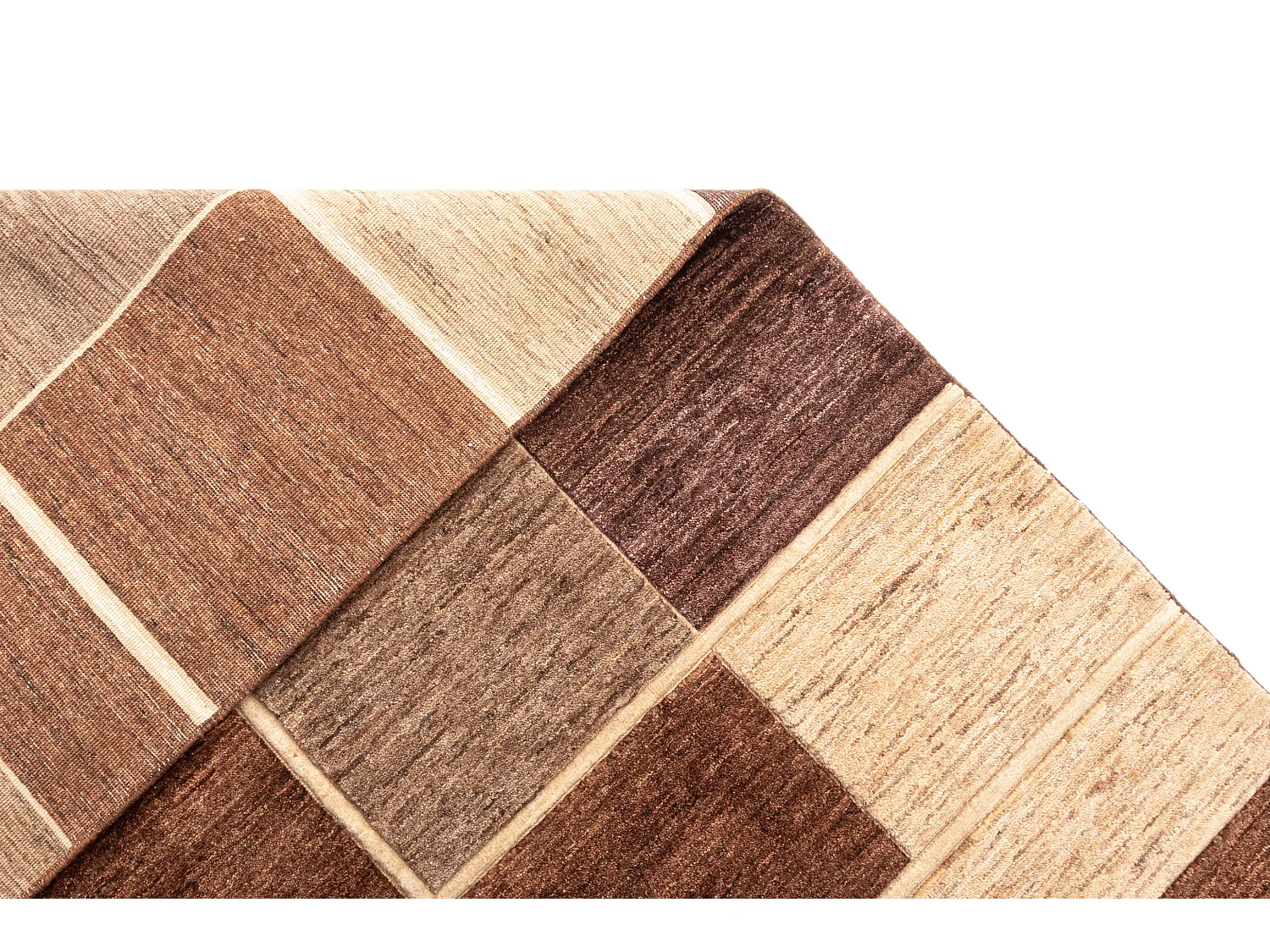 Wollteppich 203x279 Braun Juma