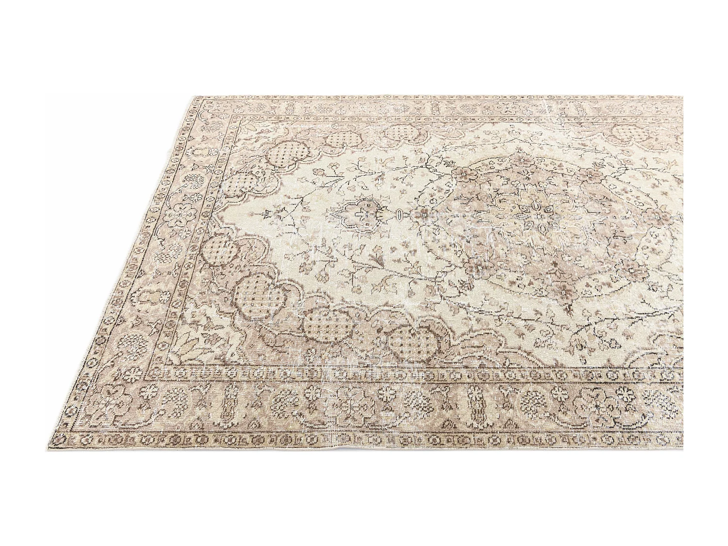 Tapis de laine 165x274 brun Ultra Vintage