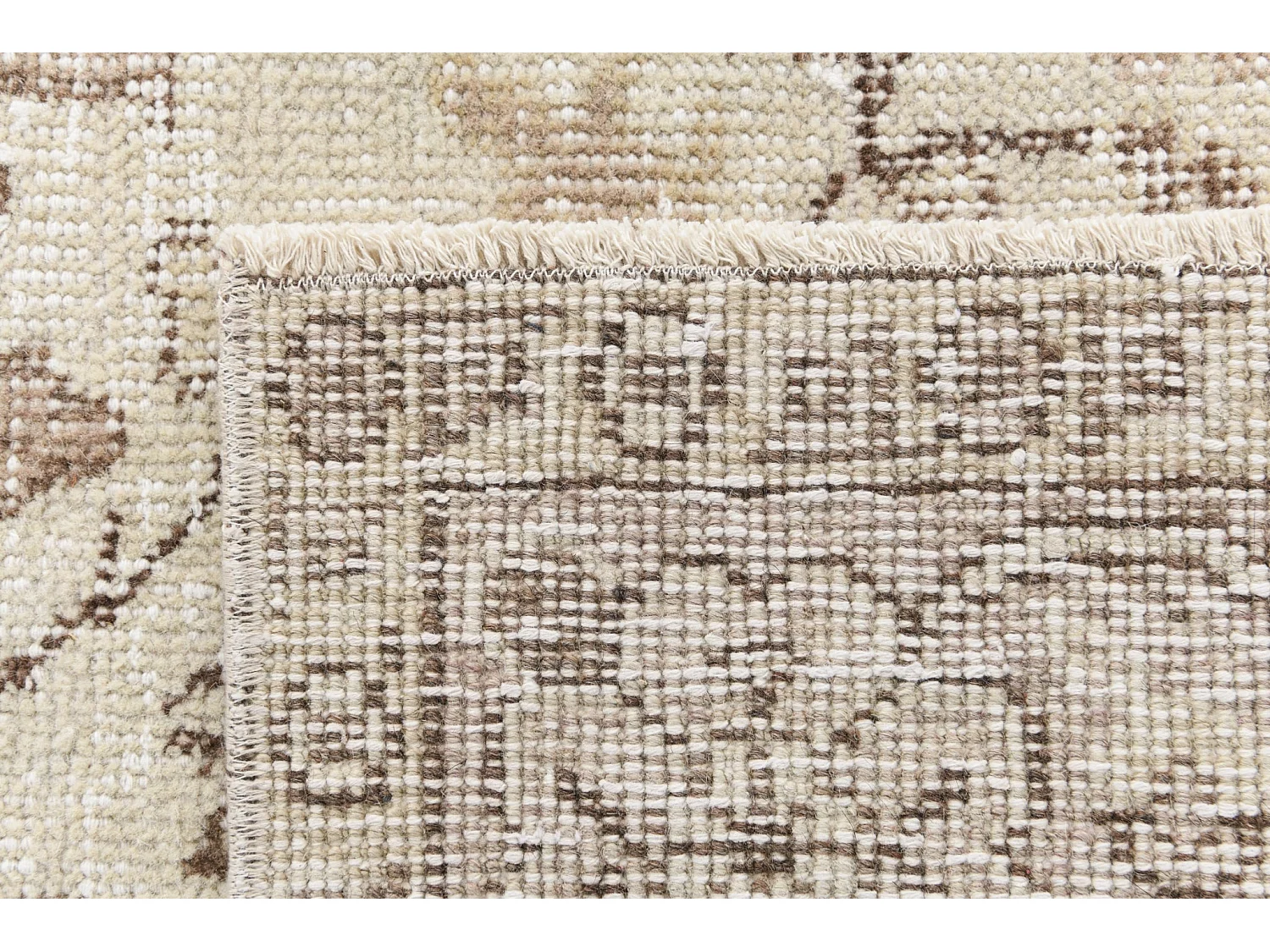 Tapis de laine 165x274 brun Ultra Vintage