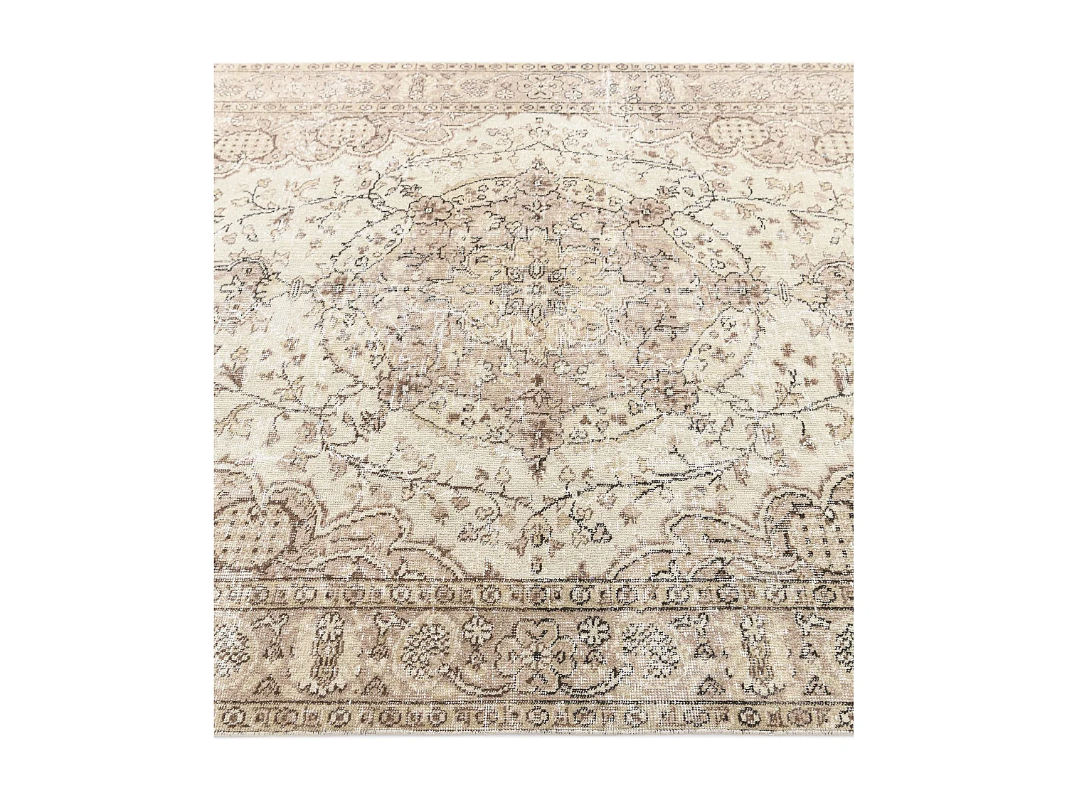 Tapis de laine 165x274 brun Ultra Vintage