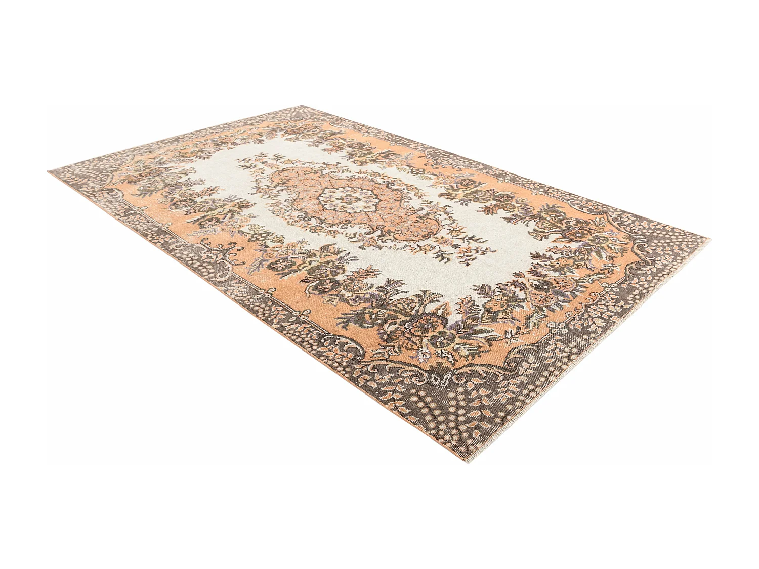 Tapis de laine 160x282 beige Ultra Vintage