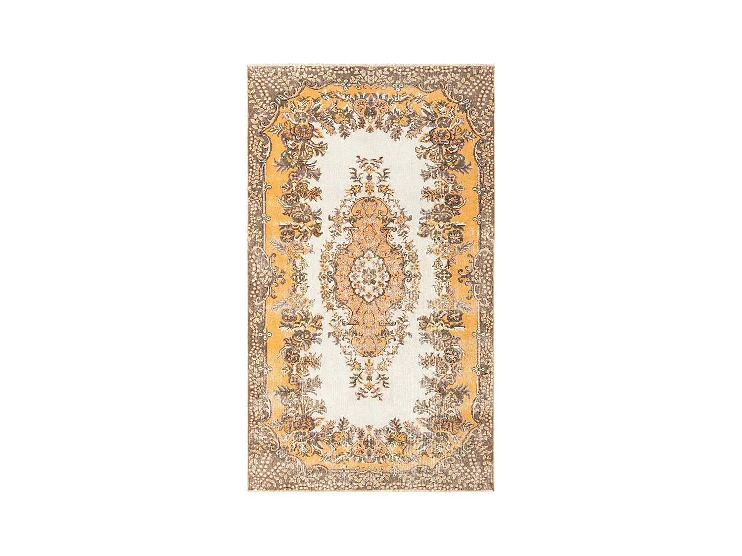 Tapis de laine 160x282 beige Ultra Vintage