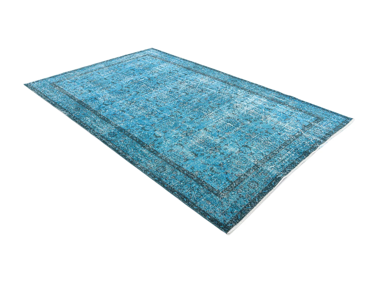 Tapis de laine 165x274 turquoise Ultra Vintage