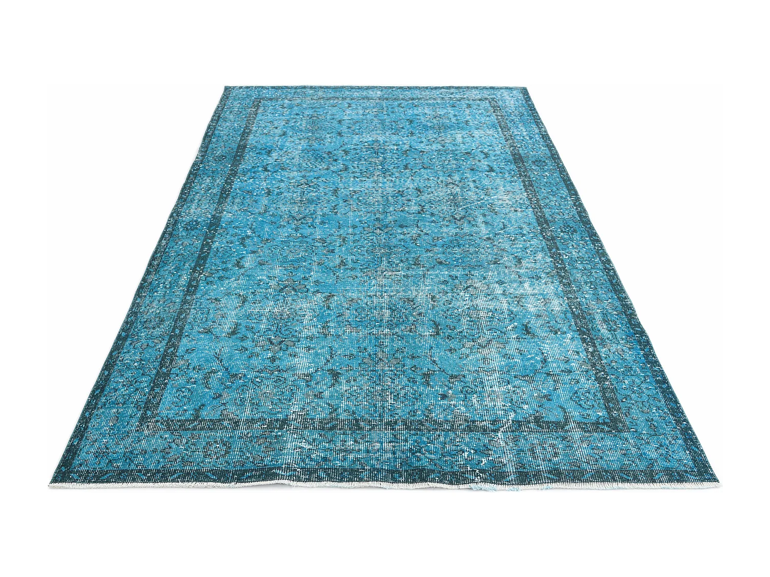 Tapis de laine 165x274 turquoise Ultra Vintage