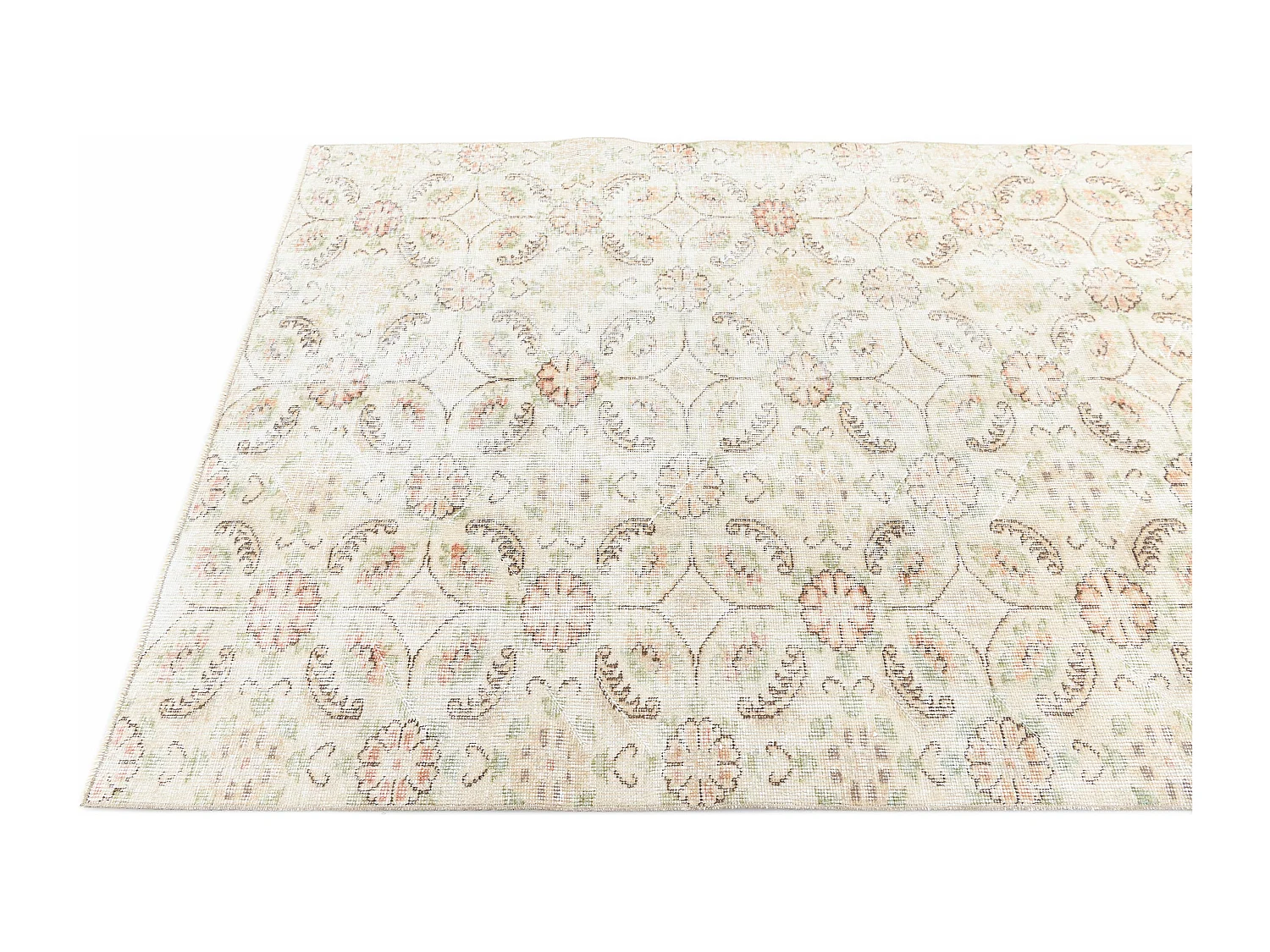 Tapis de laine 147x259 beige Ultra Vintage