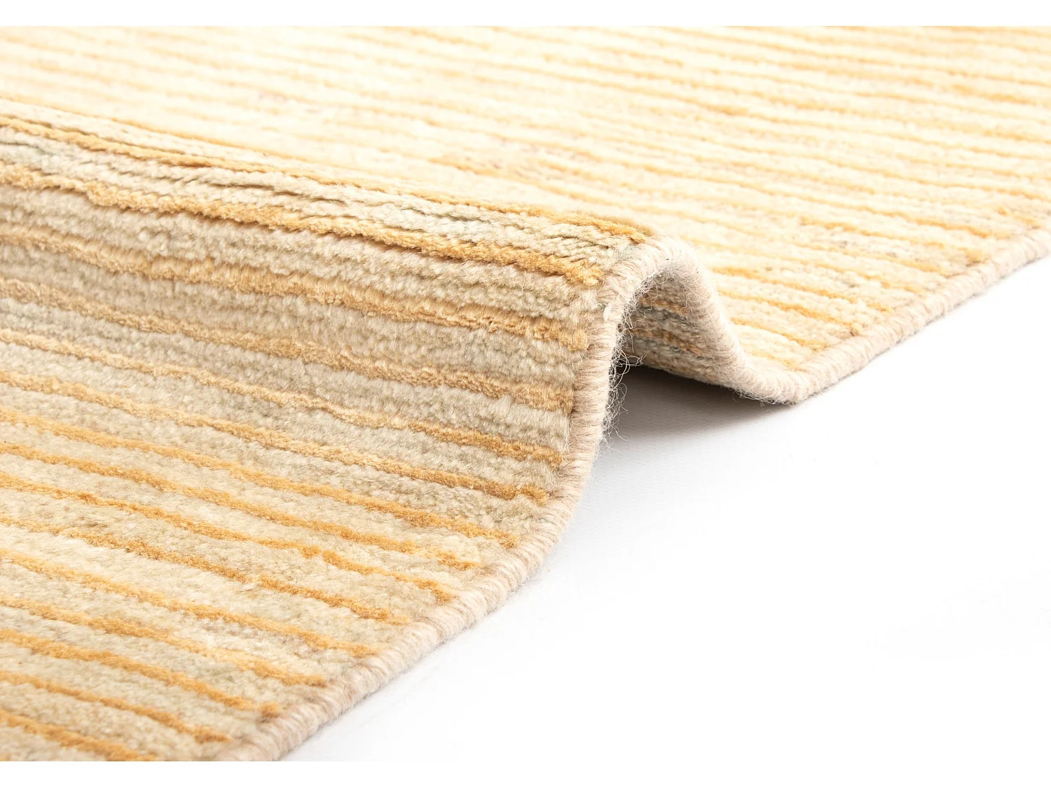 Wollteppich 152x194 Beige Juma