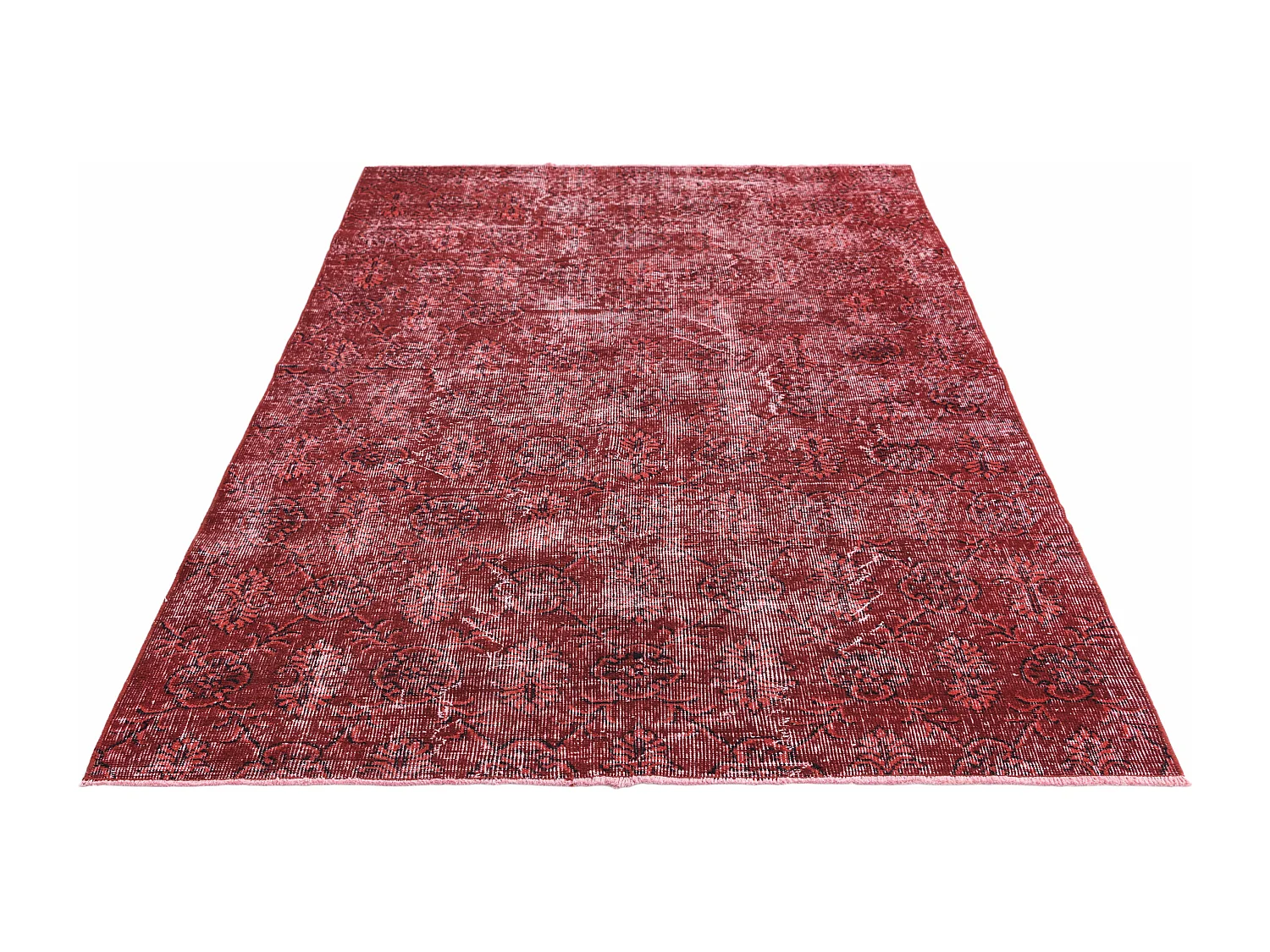 Wollteppich 147x229 Rot Ultra Vintage