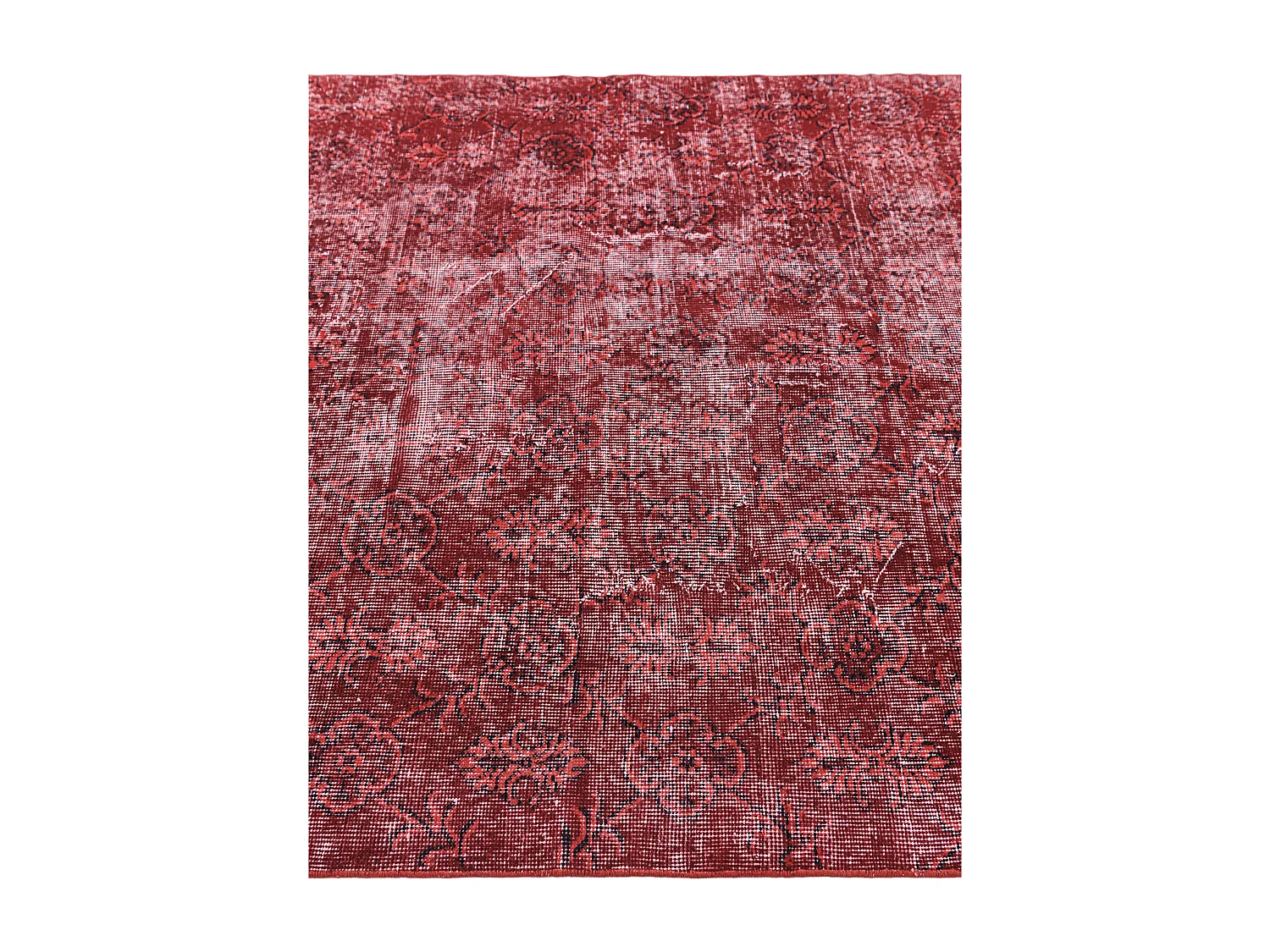 Wollteppich 147x229 Rot Ultra Vintage