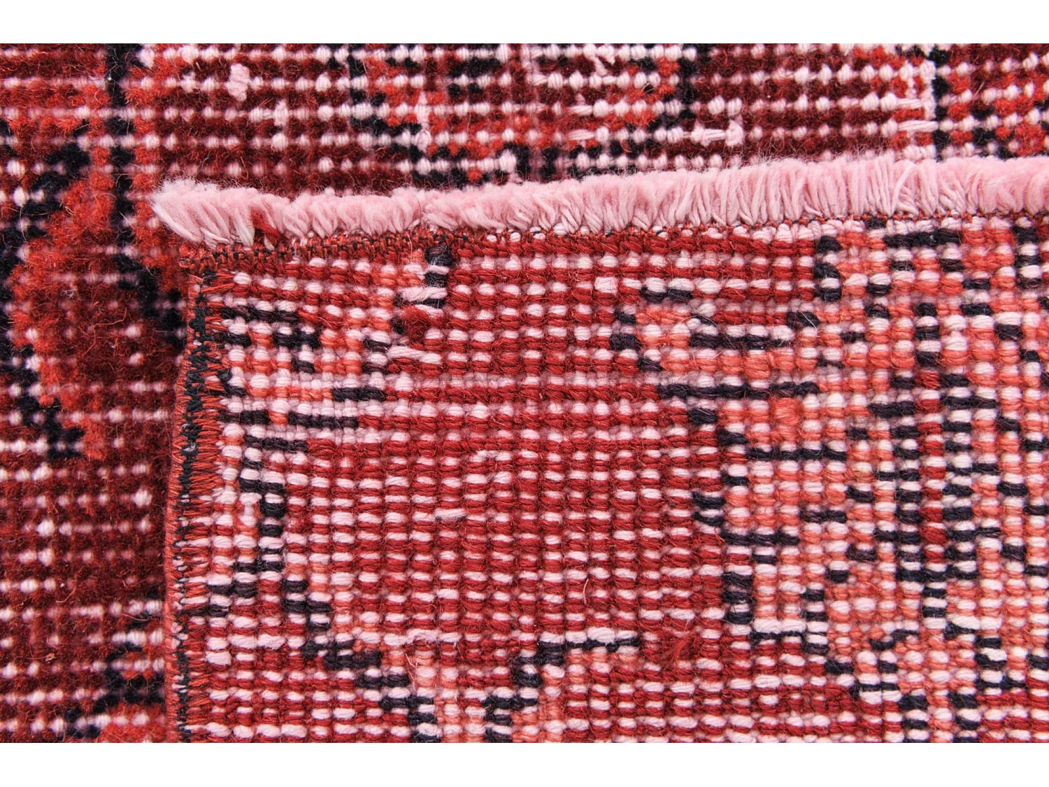 Wollteppich 147x229 Rot Ultra Vintage