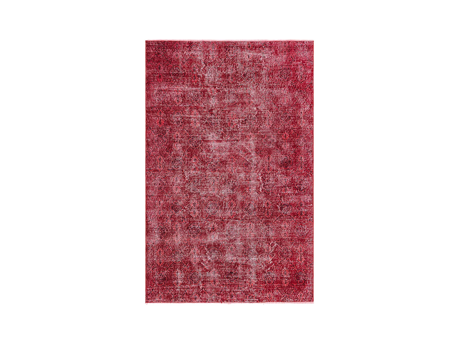 Tapis de laine 147x229 rouge Ultra Vintage
