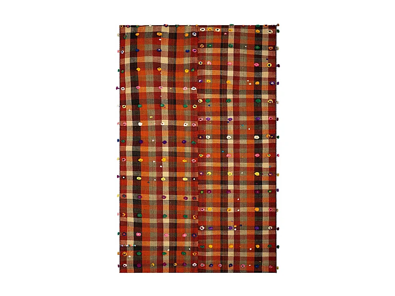 Tapis de laine 148x230 orange Jajim