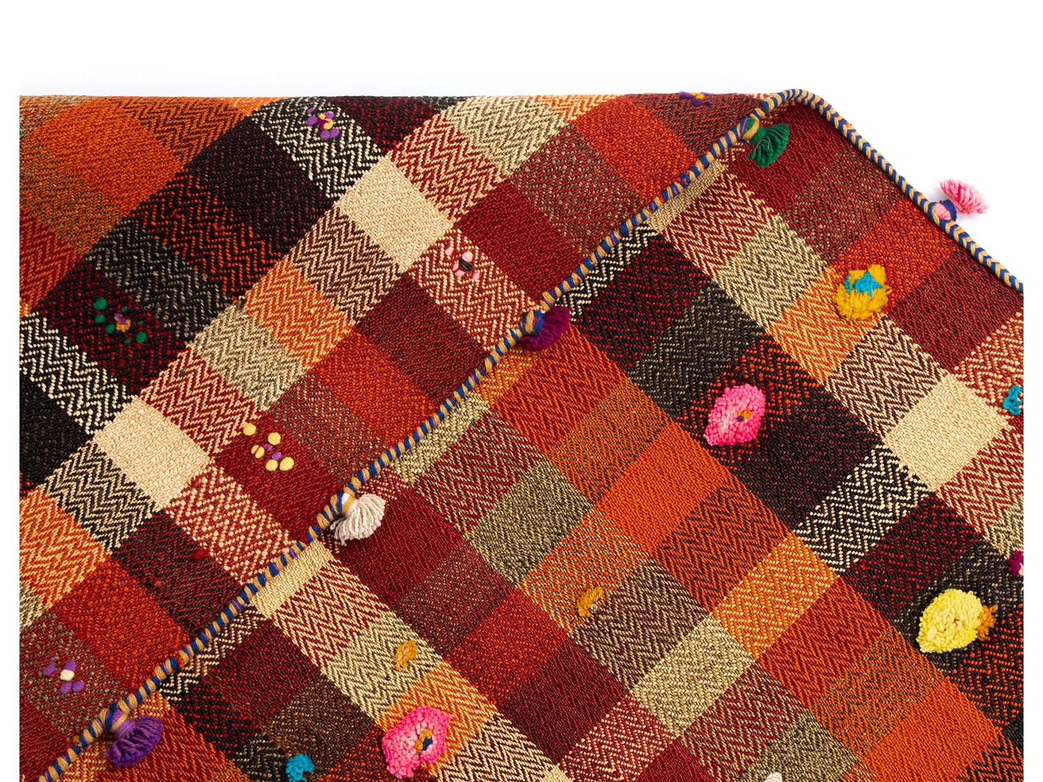 Wollteppich 148x230 Orange Jajim