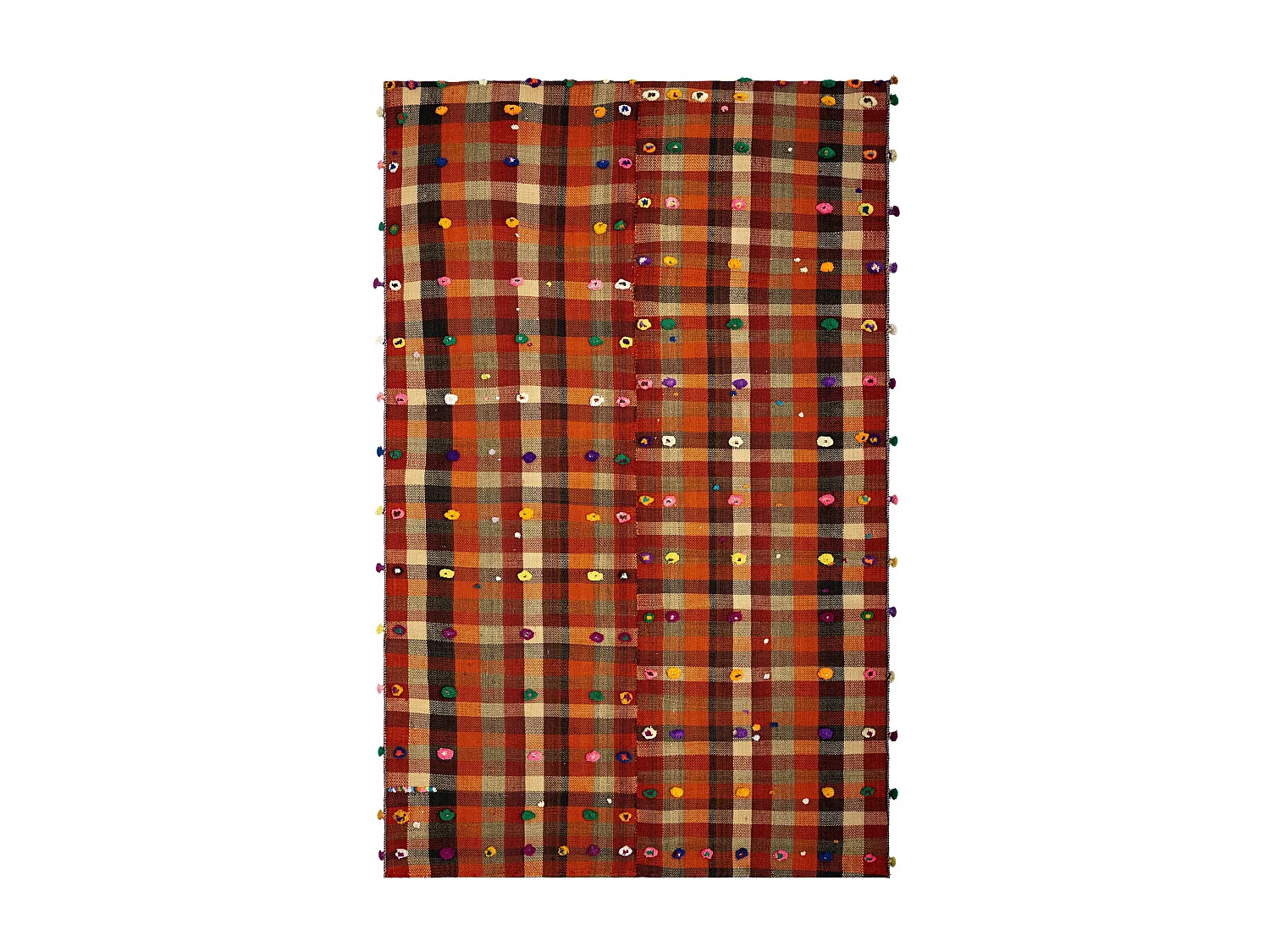 Wollteppich 148x230 Orange Jajim