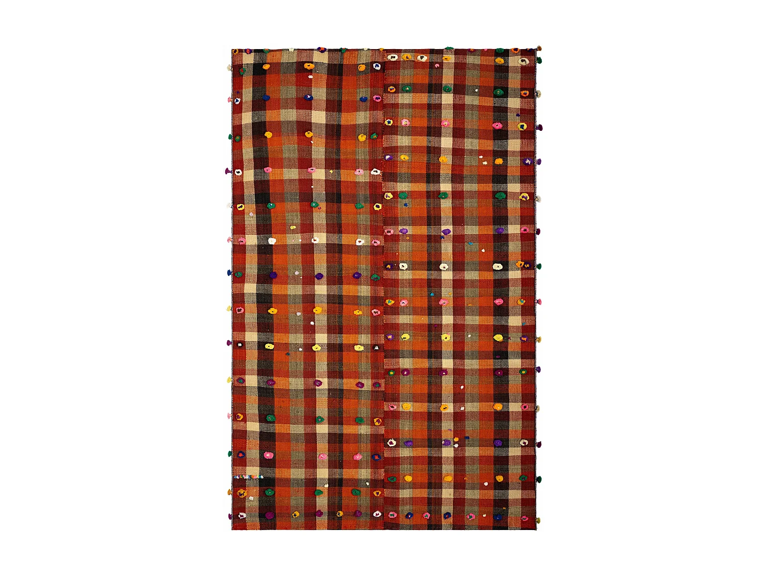 Wollteppich 148x230 Orange Jajim