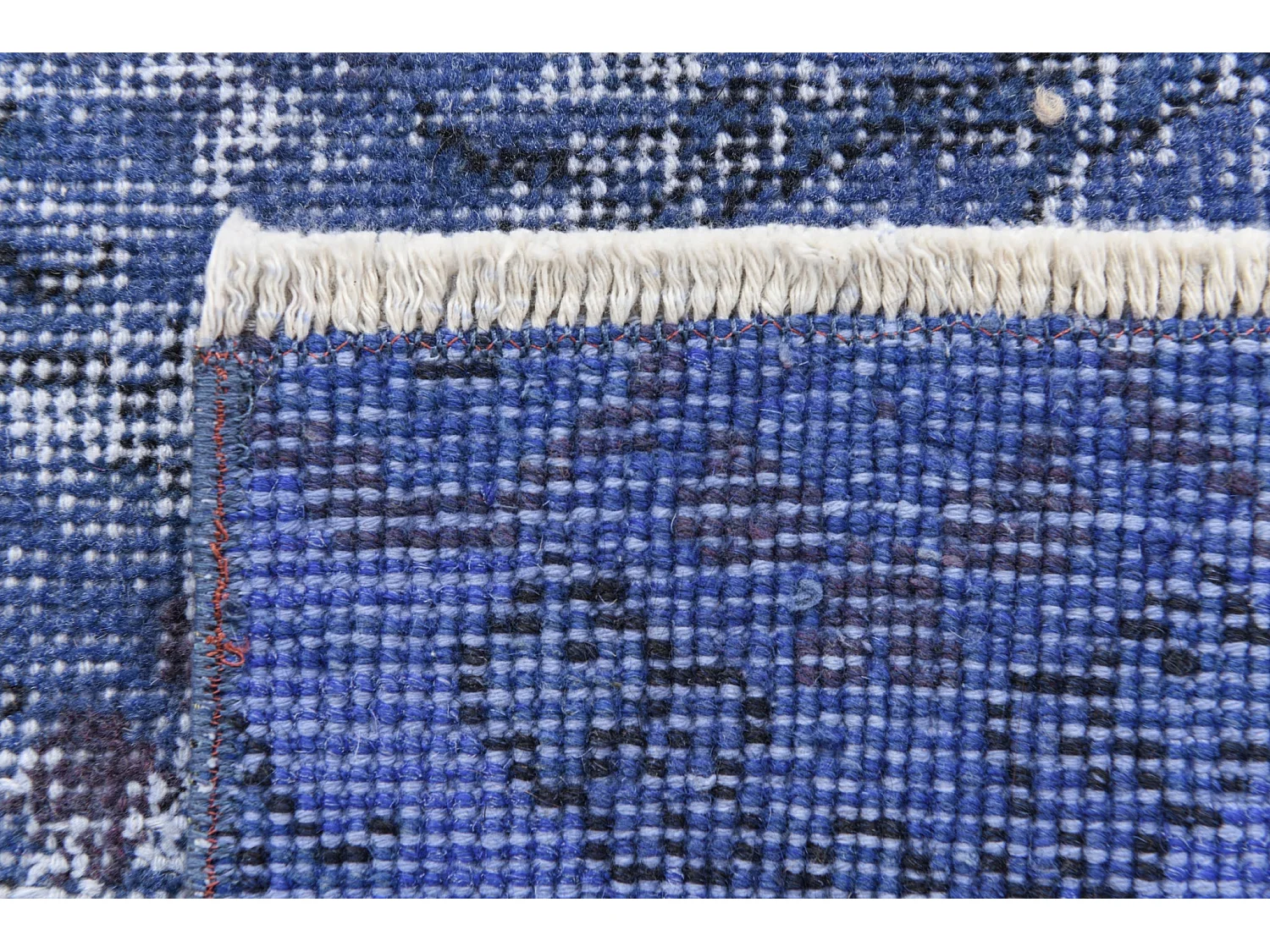 Wollteppich 109x208 Blau Ultra Vintage