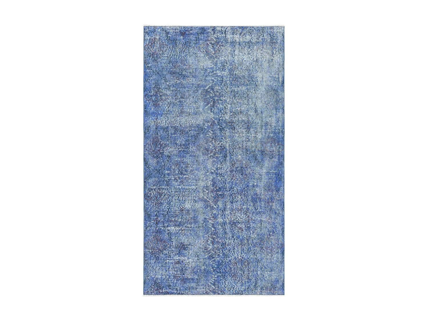 Wollteppich 109x208 Blau Ultra Vintage