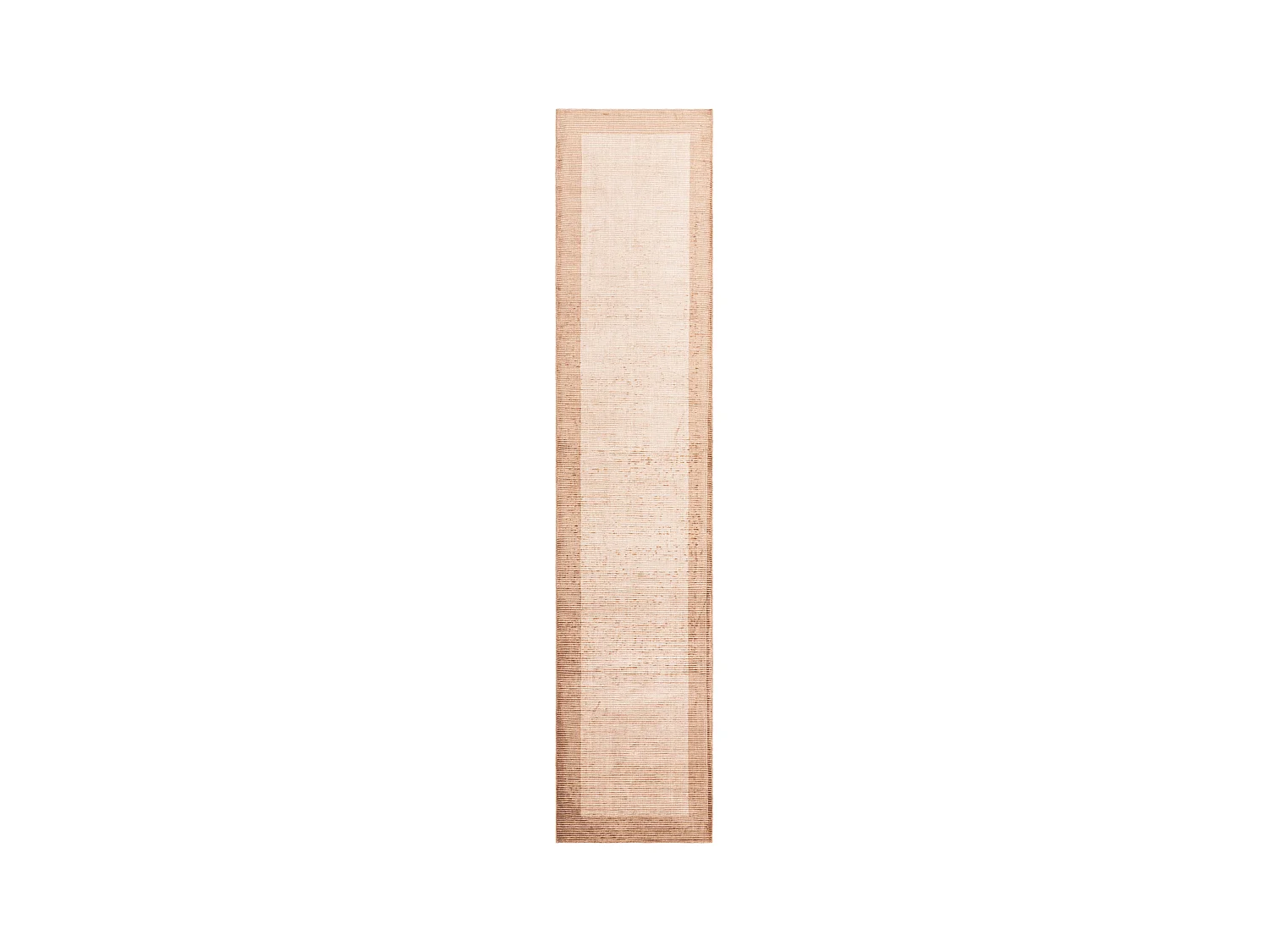 Tapis de couloir en laine 84x394 brun Darya