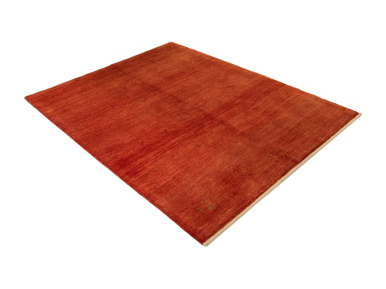 Wollteppich 157x203 Rot Gabbeh