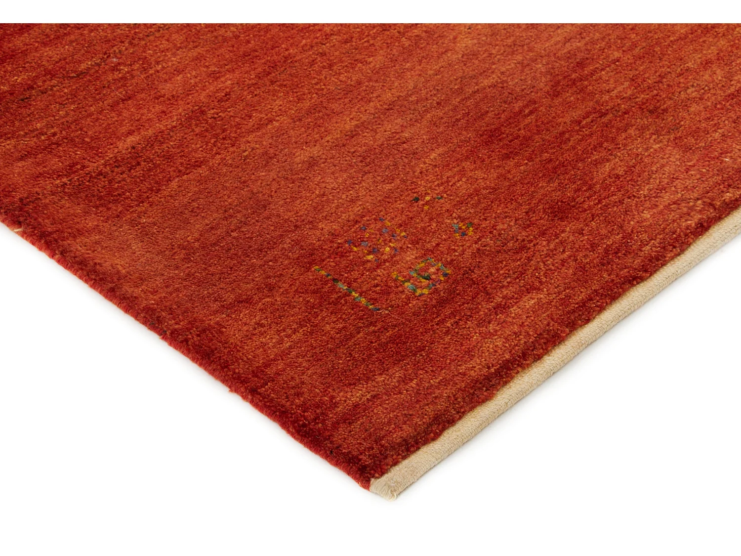 Wollteppich 157x203 Rot Gabbeh