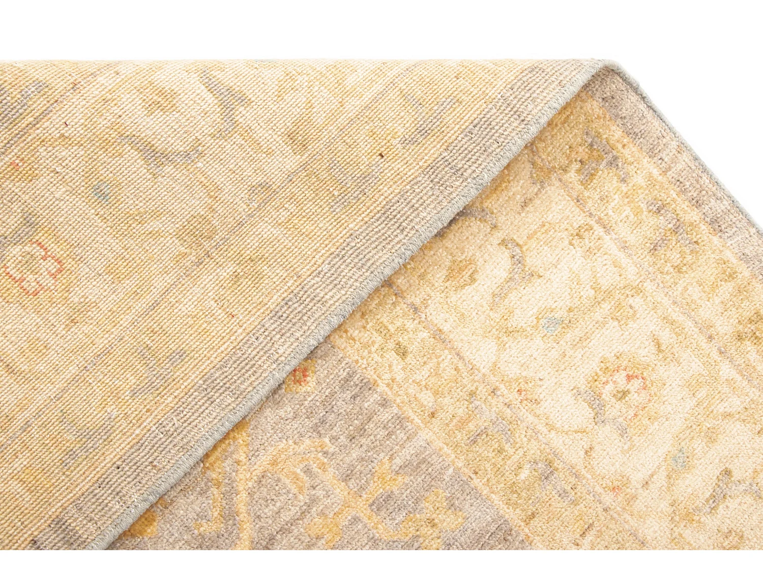 Wollteppich 177x245 Beige Kaizar