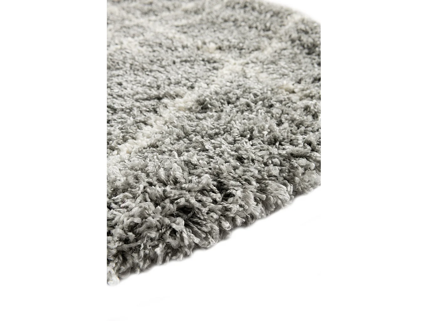 Tapis shaggy 185x185 gris Lachen Fence
