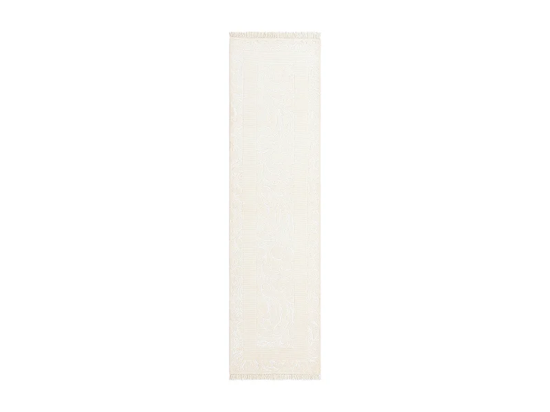 Tapis de couloir en laine 81x297 beige Darya