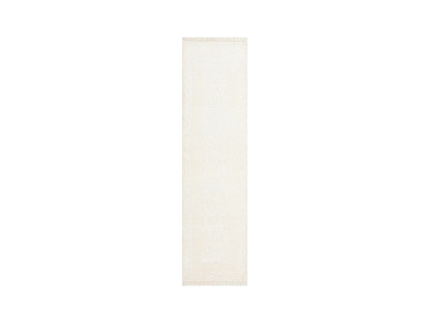 Läufer-Wollteppich 81x297 Beige Darya