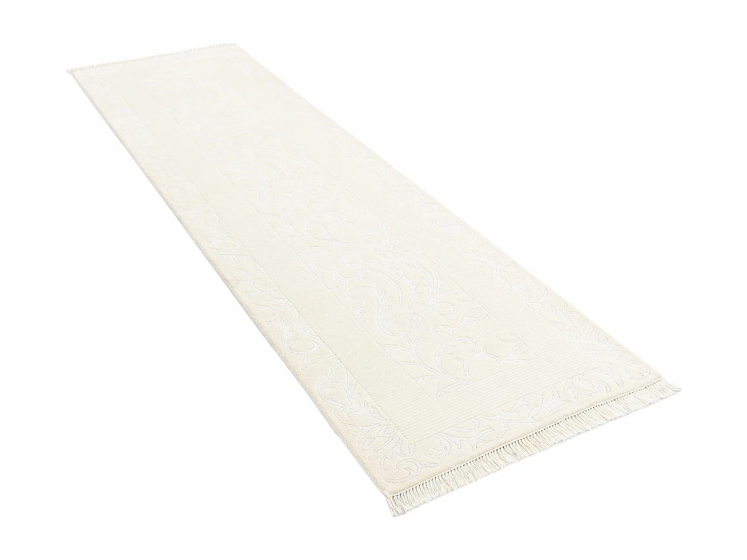 Tapis de couloir en laine 81x297 beige Darya