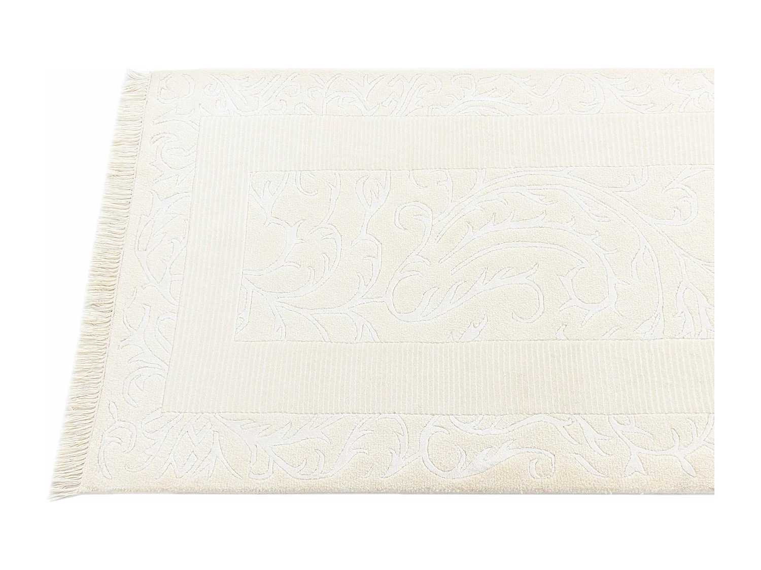 Tapis de couloir en laine 81x297 beige Darya