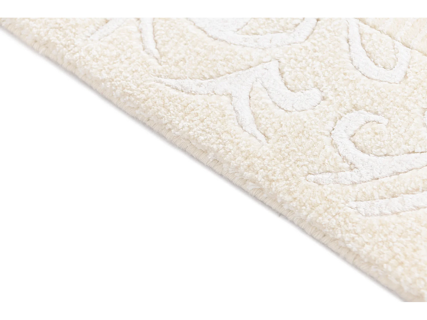 Tapis de couloir en laine 81x297 beige Darya