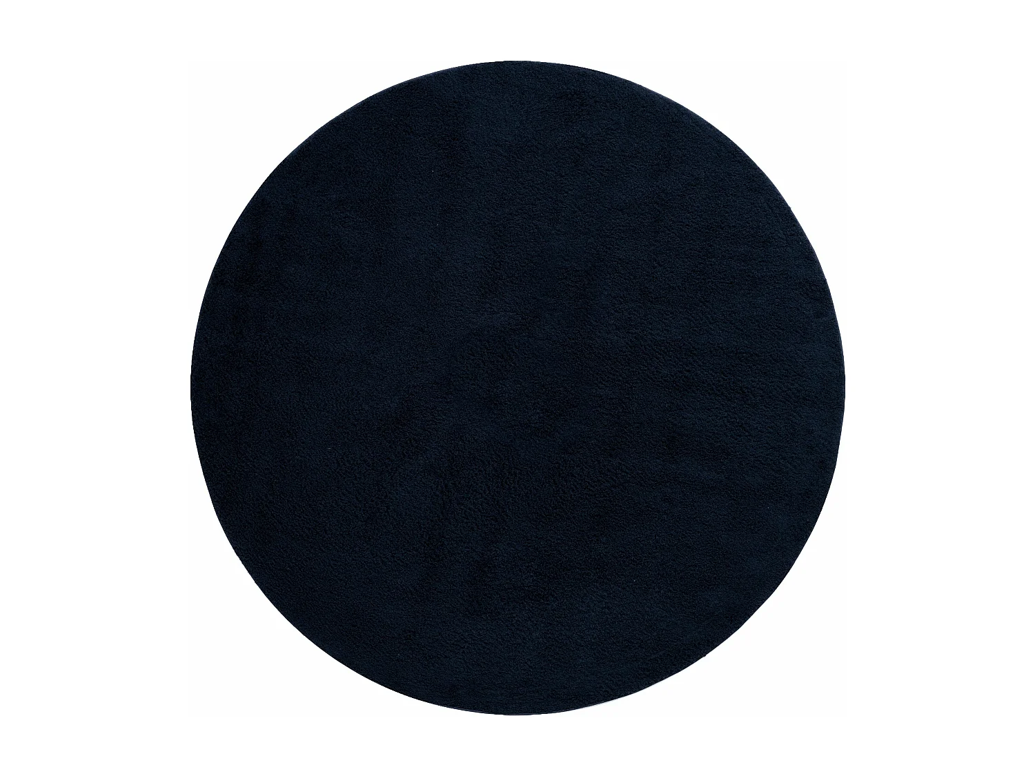 Tappeto shaggy  125x125 blu notte Luzern